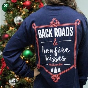 Southern Doe Navy long sleeve